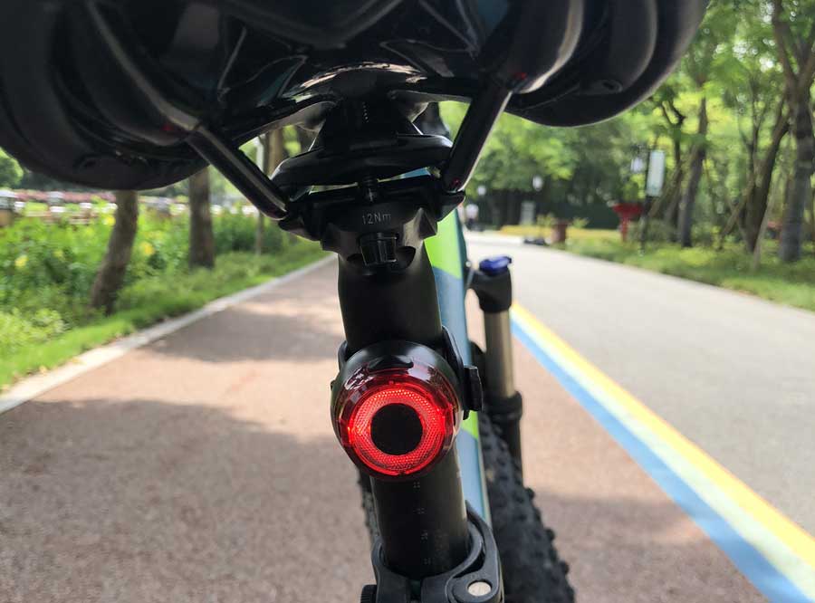 Sate-lite USB rechargeable bike light StVZO eletric bike rear  light waterproof