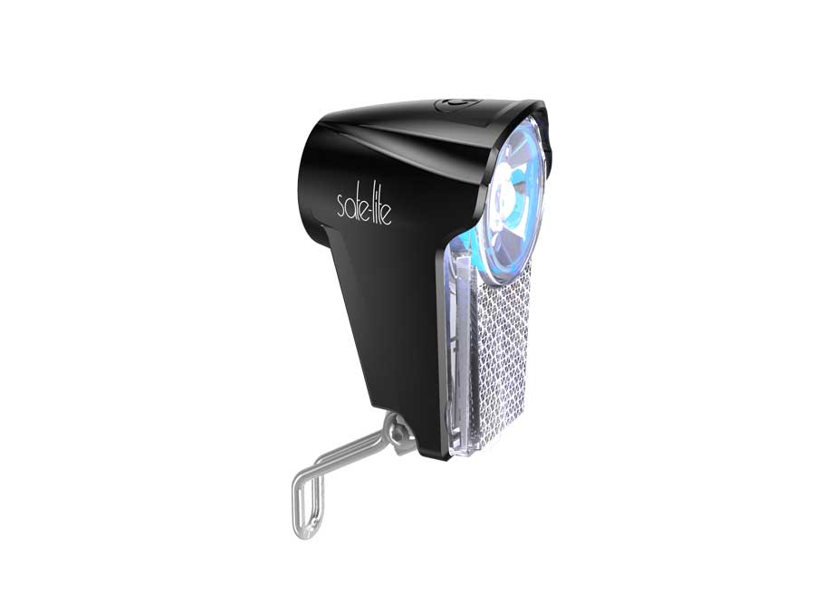 G1B Sate-Lite bicycle headlight with AA battery, crystal-lite tech and built-in reflector