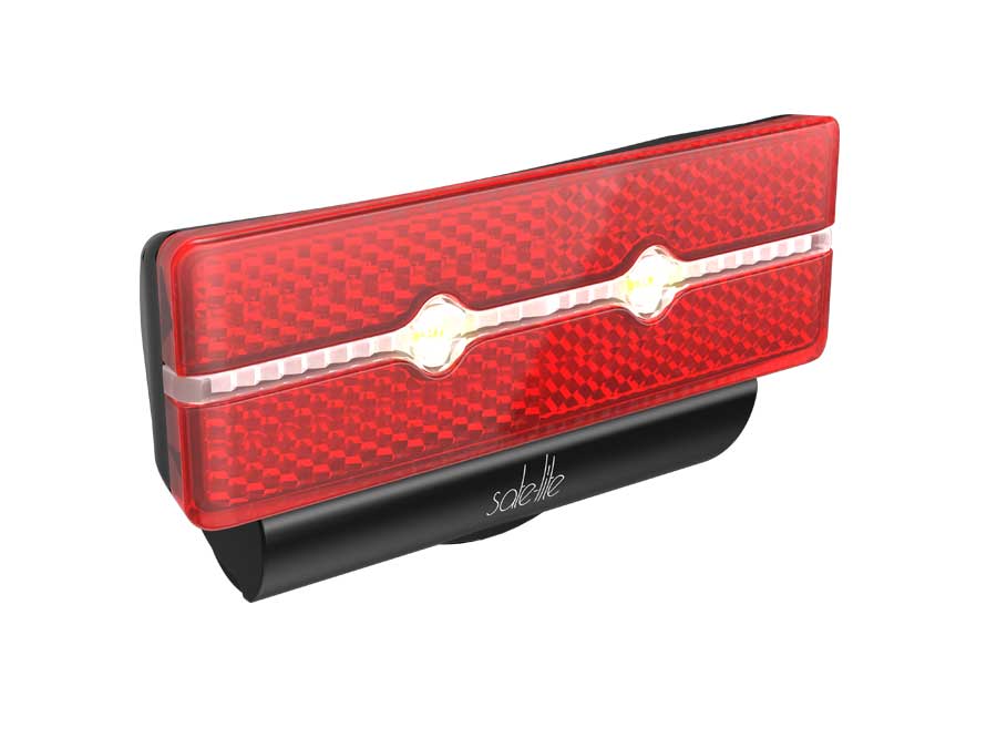 Sate-lite ebike light eletric bike tail light with StVZO  reflector mount on Carrier