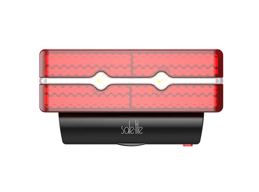 Sate-lite ebike light eletric bike tail light with StVZO  reflector mount on Carrier