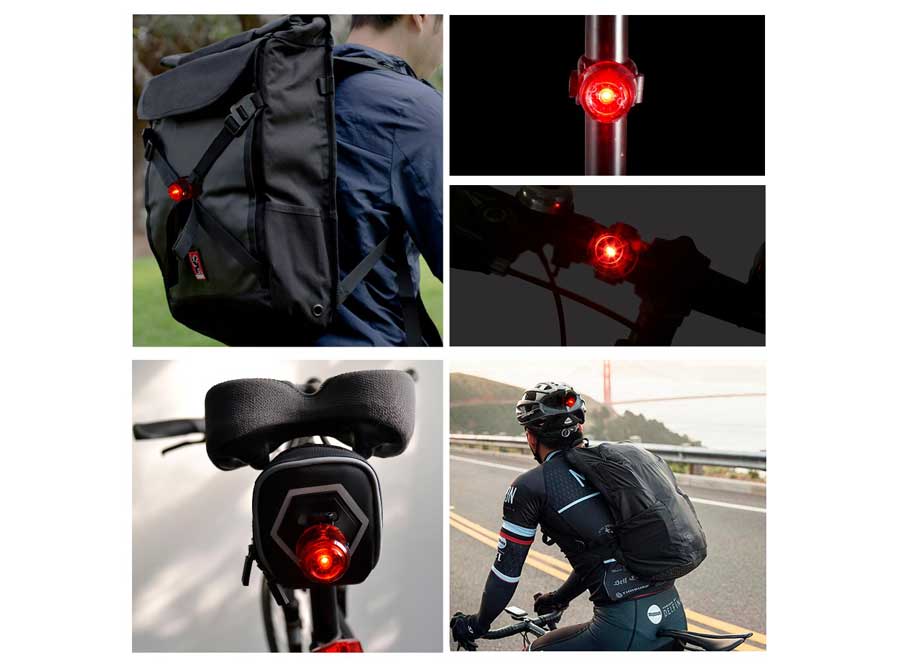 Sate-lite USB rechargeable bike light eletric bike rear  light waterproof