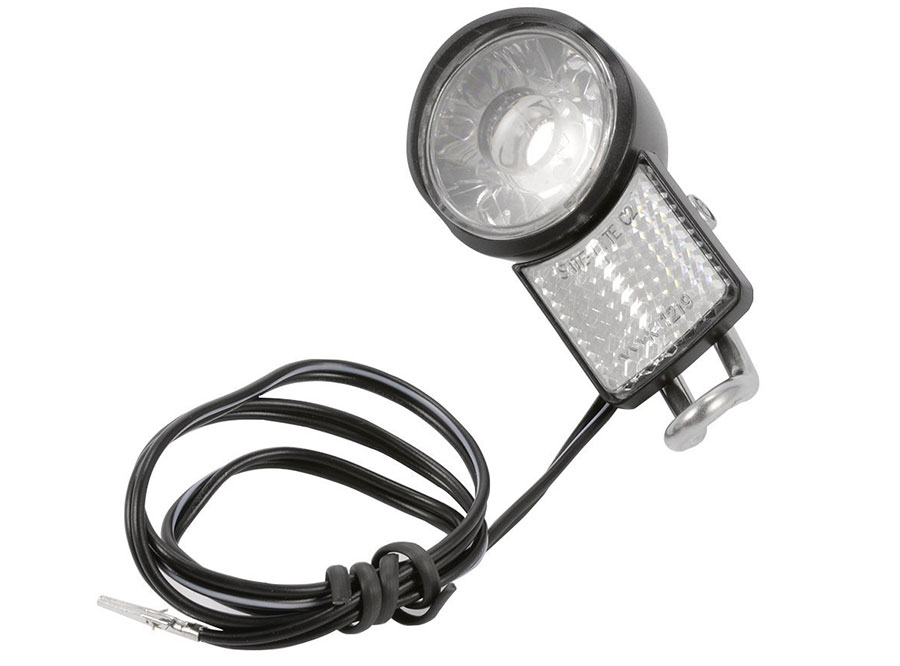 Sate-lite CREE 15lux ebike light ISO 6721-1 StVZO  eletric bike headlight with StVZO ISO 6742-2 ECE reflector front fork 6-48V