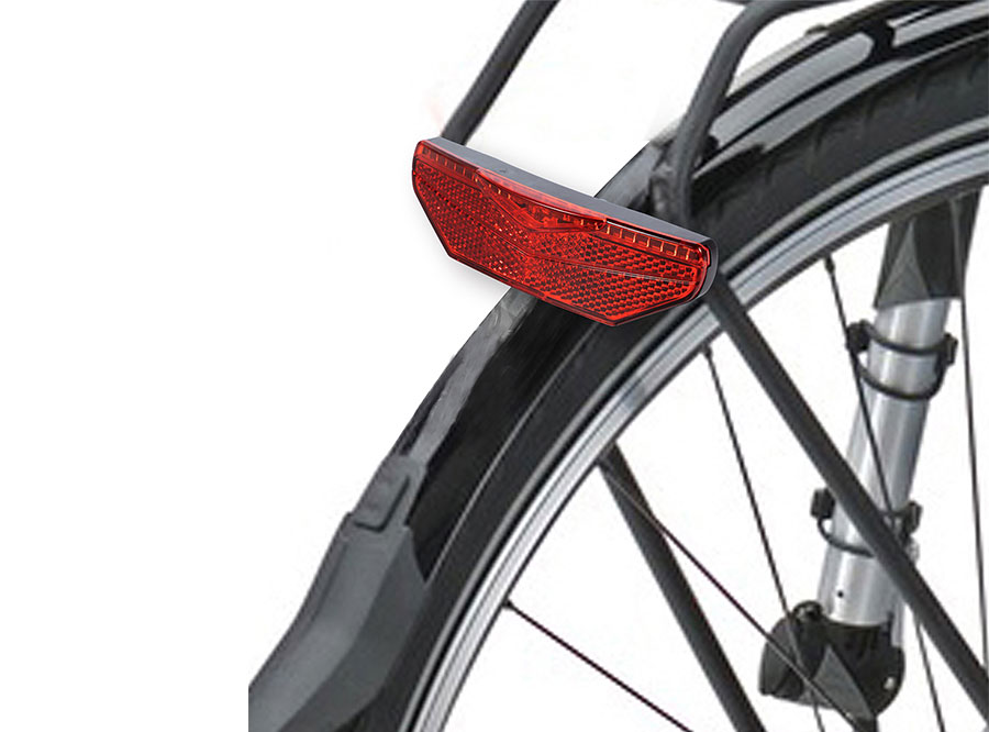 Sate-lite ebike light  StVZO TPRBi eletric bike tail light with Z ECE reflector  mount on Carrier 6-48V