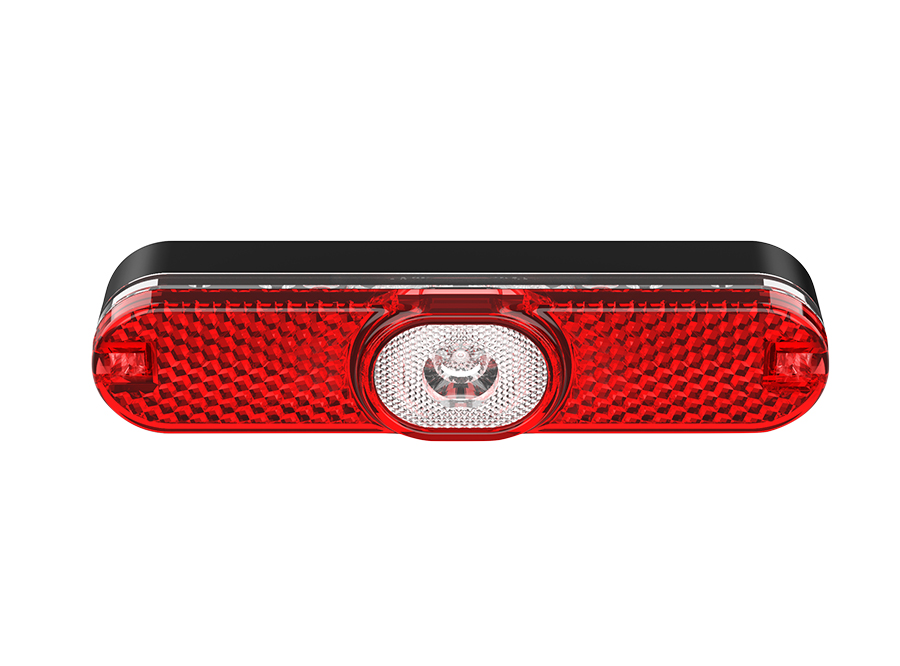 Sate-lite ebike light  StVZO  ISO6742-1  CE ROHS eletric bike tail light with StVZO ECE reflector mount on Carrier 6-58V