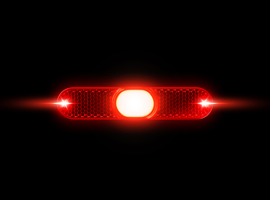 Sate-lite CREE ebike light  StVZO  ISO6742-1 eletric bike tail light with StVZO ECE reflector mount on Carrier 6-58V