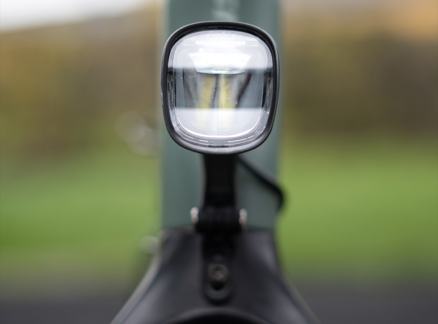 Sate-lite OSRAM 110lux ebike light ISO 6721-1 StVZO  eletric bike headlight with ECE reflector front fork 12-58V