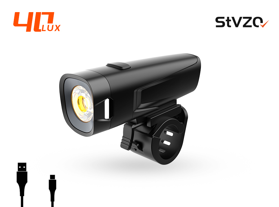 Sate-lite 40 LUX USB rechargeable bike light StVZO CE ROHS eletric bike front light OSRAM LED