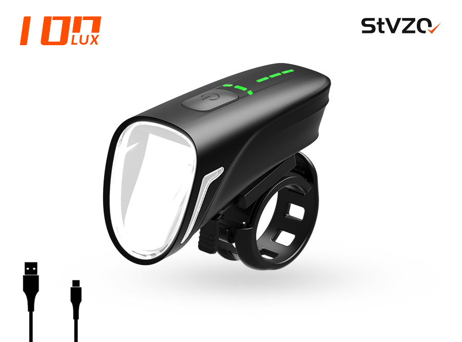 Sate-lite 100LUX USB rechargeable bike light StVZO eletric bike front light OSRAM LED waterproof