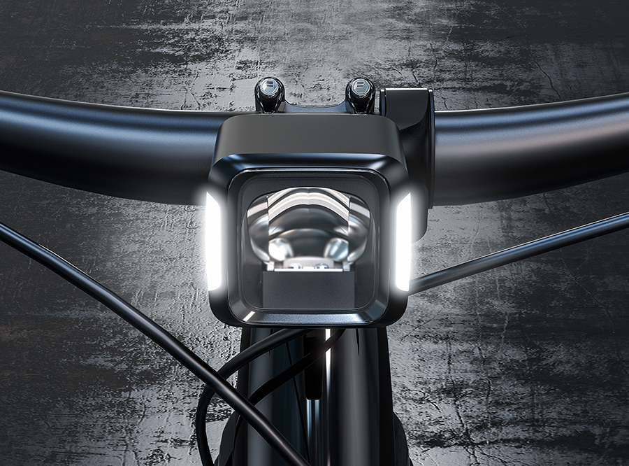 Sate-lite OSRAM 100lux ebike light ECE CE Rohs  eletric bike headlight  12-58V