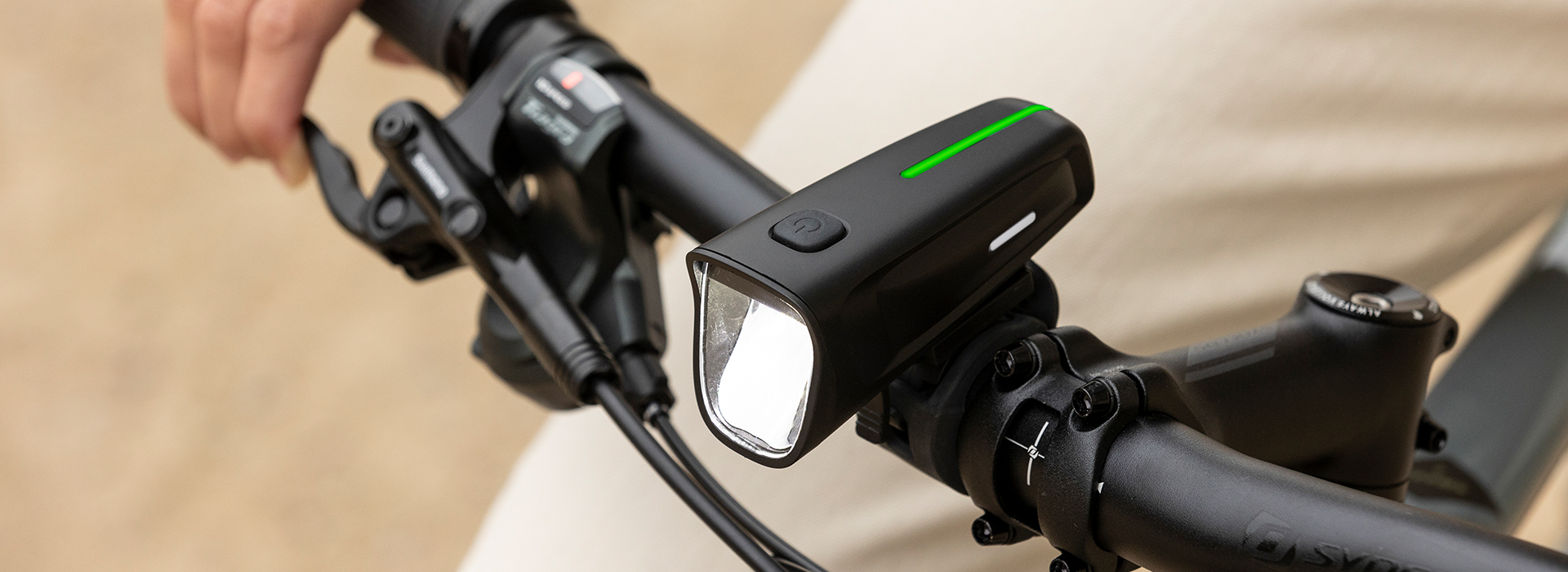 Sate-lite 60LUX USB rechargeable bike light StVZO CE ROHS eletric bike front light  waterproof