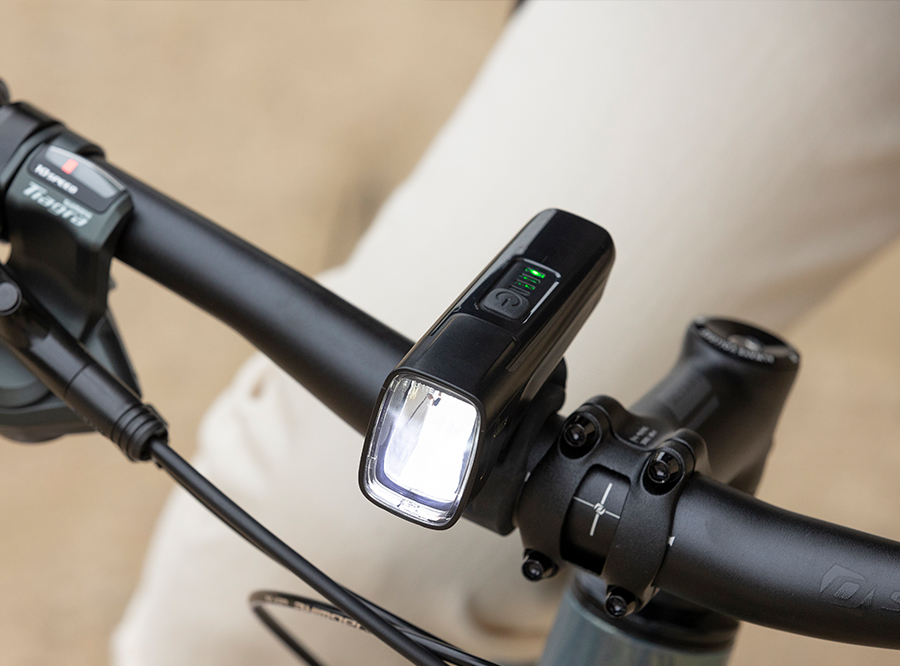 Sate-lite 60LUX USB rechargeable bike light StVZO CE ROHS eletric bike front light  waterproof