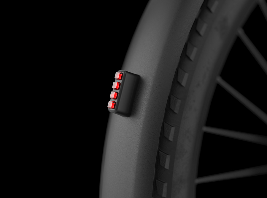 Sate-lite ebike light CE Rohs eletric bike tail light 6/12V