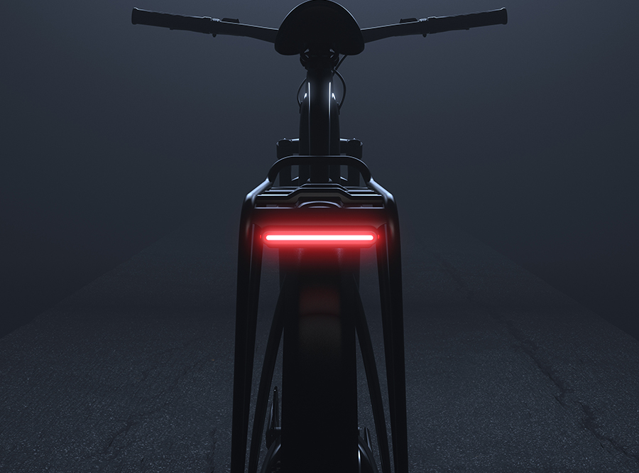 Sate-lite ebike light  StVZO ECE CE Rohs eletric bike tail light 6-58V