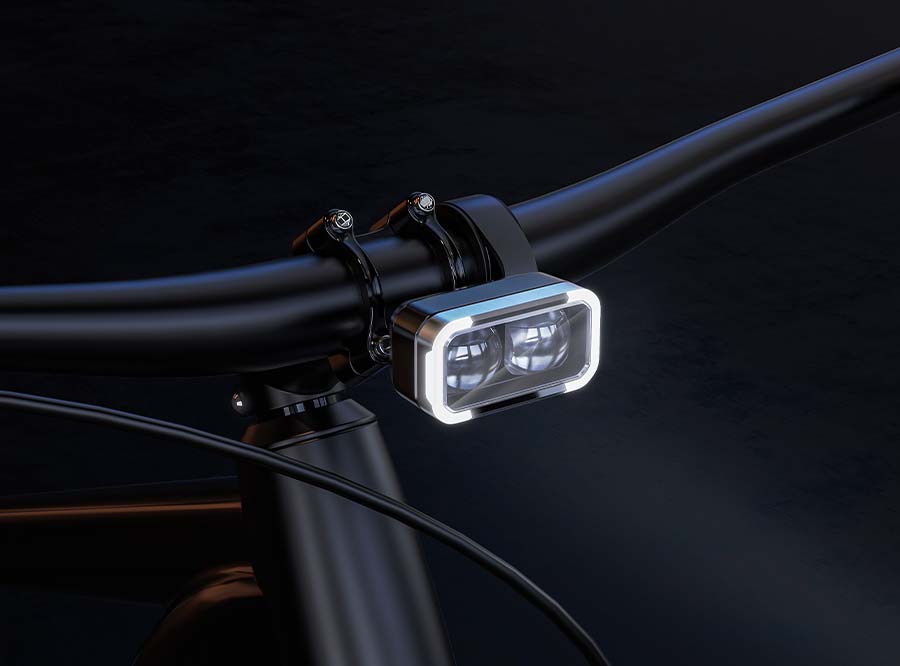 Sate-lite 500 lumen ebike light CE, Rohs eletric bike headlight 6V/12V,6-58V