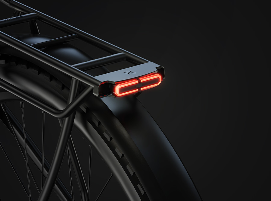 Sate-lite ebike light CE Rohs eletric bike tail light 6V/12V