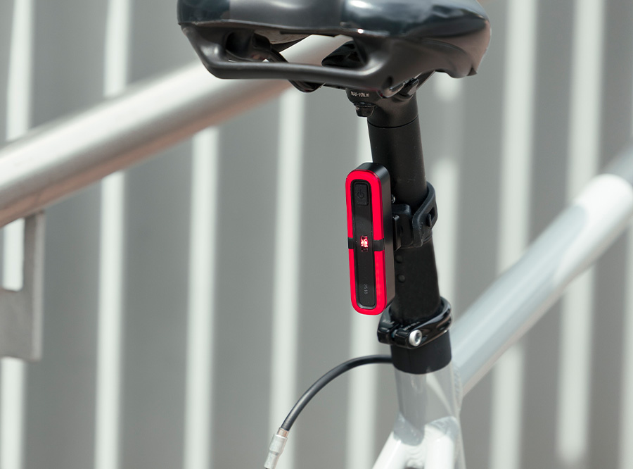 Sate-lite USB rechargeable StVZO bike light  eletric bike rear light waterproof